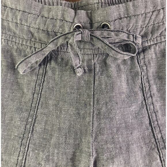 Athleta Women's Cabo Gray Linen Jogger Pants Size 2 - Picture 3 of 9